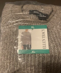 Ellen Tracy Women Pullover Color Oatmeal Marl Sweater XL - Picture 1 of 2