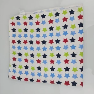 Garanimals Red Green Blue White Cotton Flannel Baby Blanket Star - Picture 1 of 4