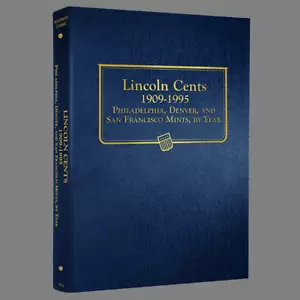 Whitman US Lincoln Cent Coin Album 1909-1995 P-D-S #9112 - Picture 1 of 8