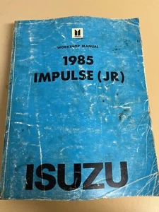 1985 Isuzu Impulse (JR) Factory Workshop Service Manual - Picture 1 of 8