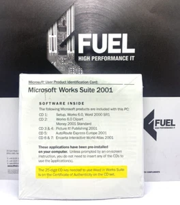 Microsoft Works Suite 2001 original - Imagen 1 de 2