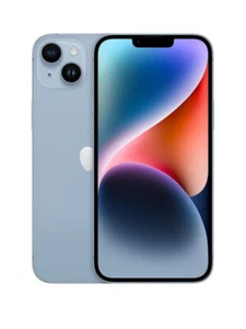 Apple iPhone 14 128GB BLUE A2882 (UNLOCKED) NEW SEALED 1 YEAR APPLE WARRANTY - Zdjęcie 1 z 8