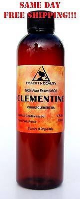 Clementine Aceite Esencial Aromaterapia Natural 100% Puro 4 OZ (approx. 113.40 G) • 14.12€