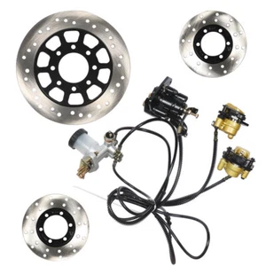 Go Kart Hauptbremszylinder Satz Hydraulik Universal KD150BRKIT Hammerkopf - Bild 1 von 8