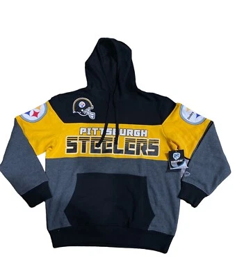 Sudadera con Capucha Pullover Pittsburg Steelers Grande Fútbol Manos Altas NFL Foto 1 de 2