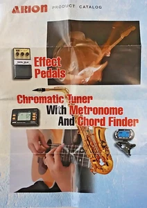 ARION Original Color Catalog of Guitar Effects Pedals, Chromatic Tuners and More - Picture 1 of 4