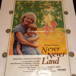 Never Never Land Movie Poster 27x41 S/S Folded   Petula Clark   Cathleen Nesbitt - Picture 1 of 4