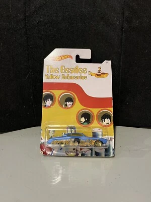 Coche diecast Hot Wheels Yellow Submarine The Beatles Foto 1 de 2