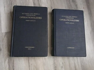 Allgemeine und Spezielle Chirurgische Operationslehre 7 und 8 Band von 1951 u 61 - Bild 1 von 11