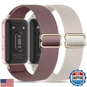 Folavii 2 Pack Stretchy Nylon Compatible with Samsung Galaxy Fit 3 Band for W - Picture 1 of 5
