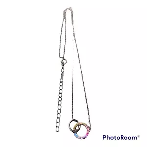 COLLAR DOBLE CIRCULO MULTICOLOR - Bild 1 von 6