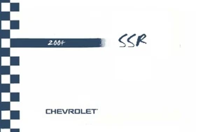 2004 Chevrolet SSR Owners Manual User Guide Reference Operator Book Fuses Fluids - Picture 1 of 1