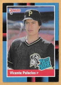 VINCENTE PALACIOS PIRATAS DE PITTSBURGH CLASIFICACIÓN NOVATO #45 - DONRUSS CASI NUEVO-COMO NUEVO 1988 - Imagen 1 de 2