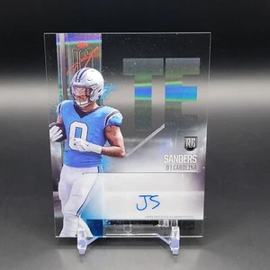 2024 Topps Signature Class Ja'Tavion Sanders RC cristalino en tarjeta automática - Imagen 1 de 2