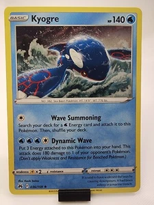 Kyogre 036/159 Crown Zenith Holo - Picture 1 of 2