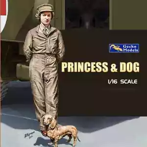 Gecko Modelle 16GM0020 Maßstab 1/16 PRINZESSIN mit HUND - Bild 1 von 5