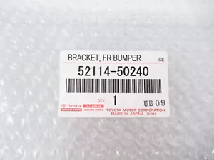 Genuine OEM Toyota Lexus 52114-50240 Front Bumper License Plate Bracket 13-17 LS - Picture 1 of 6