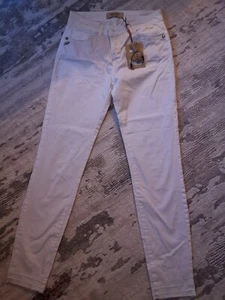 Mos Mosh Chino Jeans Hose Stretch Slim W 26 Modell Ankle White NEU m . Etiket - Bild 1 von 3