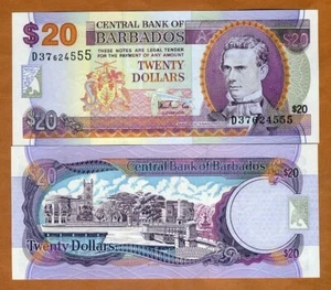 Barbados, $20, ND (1999), P-57, UNC escaso - Imagen 1 de 1