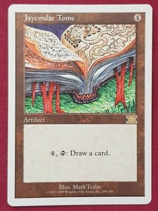 Magic The Gathering 6ª EDICIÓN JAYEMDAE TOME tarjeta de artefacto Magic The Gathering sexta edición - Imagen 1 de 2