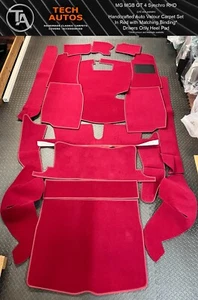 Carpet Set Handmade to Order Auto Velour MG MGB GT - Picture 1 of 7