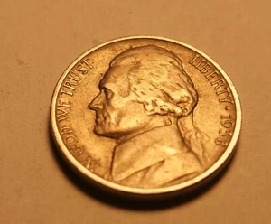 1938 P Jefferson Nickel - Picture 1 of 2