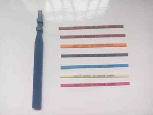 7 Stück Polieren Keramik Faser Stein Japan Hergestellt 1004 Verschiedene Körnungen Läppen Neu - Bild 1 von 1