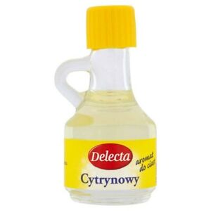 3 x Delecta Aromat Lemon Extract Essence For Cakes 9ml (Pack of 3)