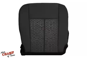 2011 2012 2013 Ford Expedition XLT XLS-Driver Side Bottom Cloth Seat Cover Black - Picture 1 of 12