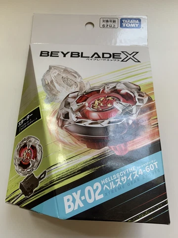 Takara Tomy Beyblade X | BX-02 Hells Scythe 4-60T HellsScythe - New Cover