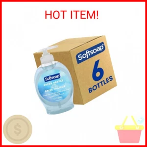 Softsoap Liquid Hand Soap, Fresh Breeze - 7.5 Fl Oz (Pack of 6) - Picture 1 of 2