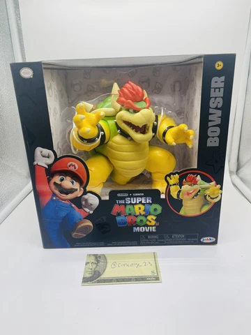Super Mario Bros Movie 2023 Bowser 7" Figure Fire Breathing Jakks Nintendo Cover