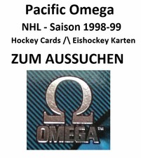 NHL Hockey Card * Pacific OMEGA * 1998-99 * TO CHOOSE FROM * Ice Hockey Card