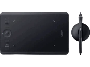 Tableta gráfica - Wacom Intuos Pro Small, USB, Bluetooth, 157 x 98 mm, Negro - Imagen 1 de 6