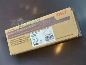 Cartuccia toner Okidata Oki C6100n, c5550MFP nero OEM 43324420 originale - Foto 1 di 1