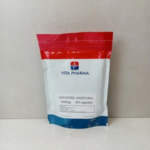 Japanese Ashitaba 1000mg Capsules Vitapharma 365 Tablets Detox Liver Kidney - Picture 1 of 8