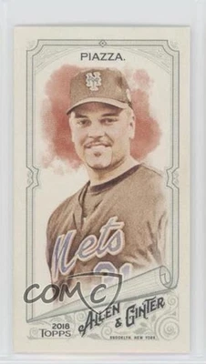 Mini Mike Piazza 2018 Topps Allen & Ginter #97 Salón de la fama Foto 1 de 2