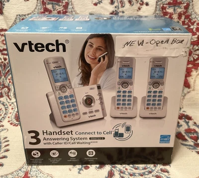 NEW open Box Vtech DS6722-3 3 Handset Connect to Cell Answering System - Image 1 of 4