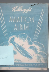 memorabilia ,KELLOGS CARDS , AVIATION ALBUM , INCOMPLETE , 6 MISSING PLANES - Bild 1 von 1