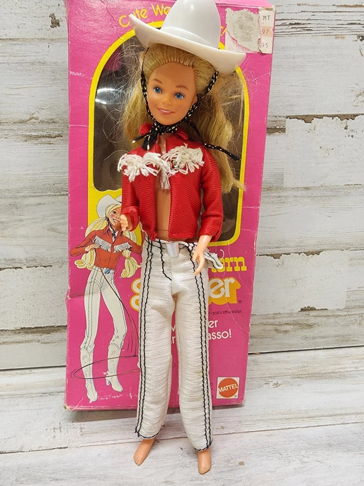 MUÑECA BARBIE WESTERN SKIPPER #5029 VINTAGE 1981  Foto 1 de 4