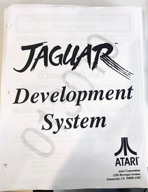 Jaguar Development System Manual;  Atari Jaguar; BOOK ONLY!