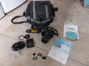 Nikon D40 Digital Camera + 18-55 ED Lens. Very Low Shutter Count of 1474. Minty - Picture 1 of 17