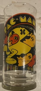 Vintage Pac-Man Drinking Glass 1982 BALLY MIDWAY MFG. CO. nice - Picture 1 of 4
