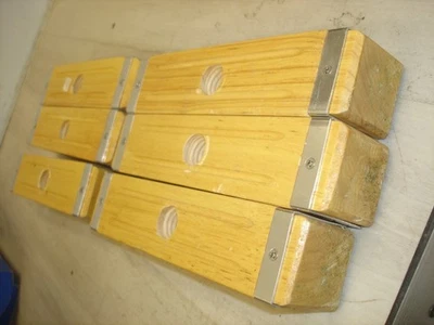 6  Sportcraft  wood croquet  replacement mallet heads  only  used - Image 1 of 4