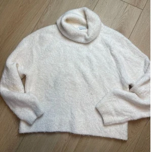 & Other Stories Maglione Girocollo Misto Lana Alpaca Crema – M Lusso Minimalista - Foto 1 di 4