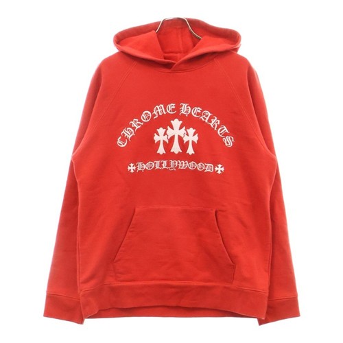 Felpa con cappuccio pullover CHROME HEARTS Y NOT Cemetery Cross King Taco Wynot Sematary usata