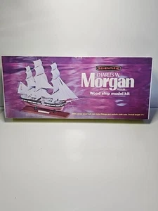 Charles Morgan Historic Whaler 1974 kit modelo barco de madera nuevo completo caja abierta - Imagen 1 de 8