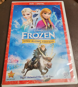 Frozen DVD Sing Along Edition Movie Cartoon Mint Lyrics Disney