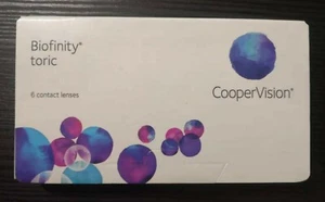 CooperVision Biofinity Toric Kontaktlinsen - 6 Stück - Bild 1 von 2