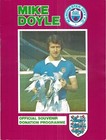 Football Programme MANCHESTER CITY v ENGLAND Xl May 1978 Mike Doyle Testimonial